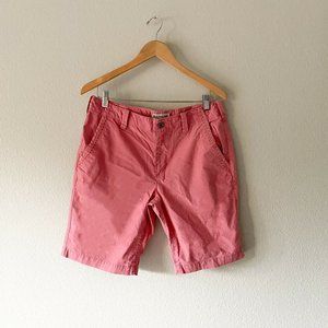 Express Men Coral Pink Casual Shorts 100% Cotton